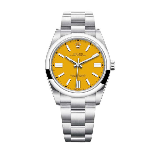 Rolex Oyster Perpetual Yellow Dial