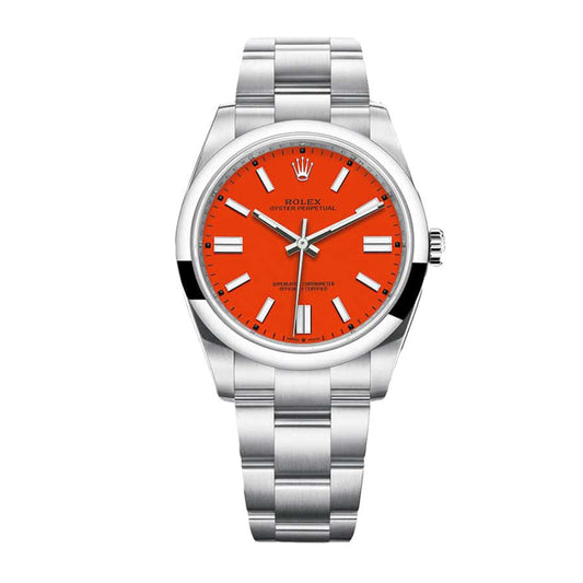 Rolex Oyster Perpetual Red Dial
